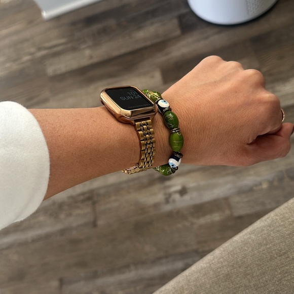 Olive green evil eye bracelet 🧿 - Picture 2 of 2